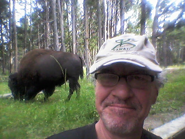 John Baker in Yellowstone National Park