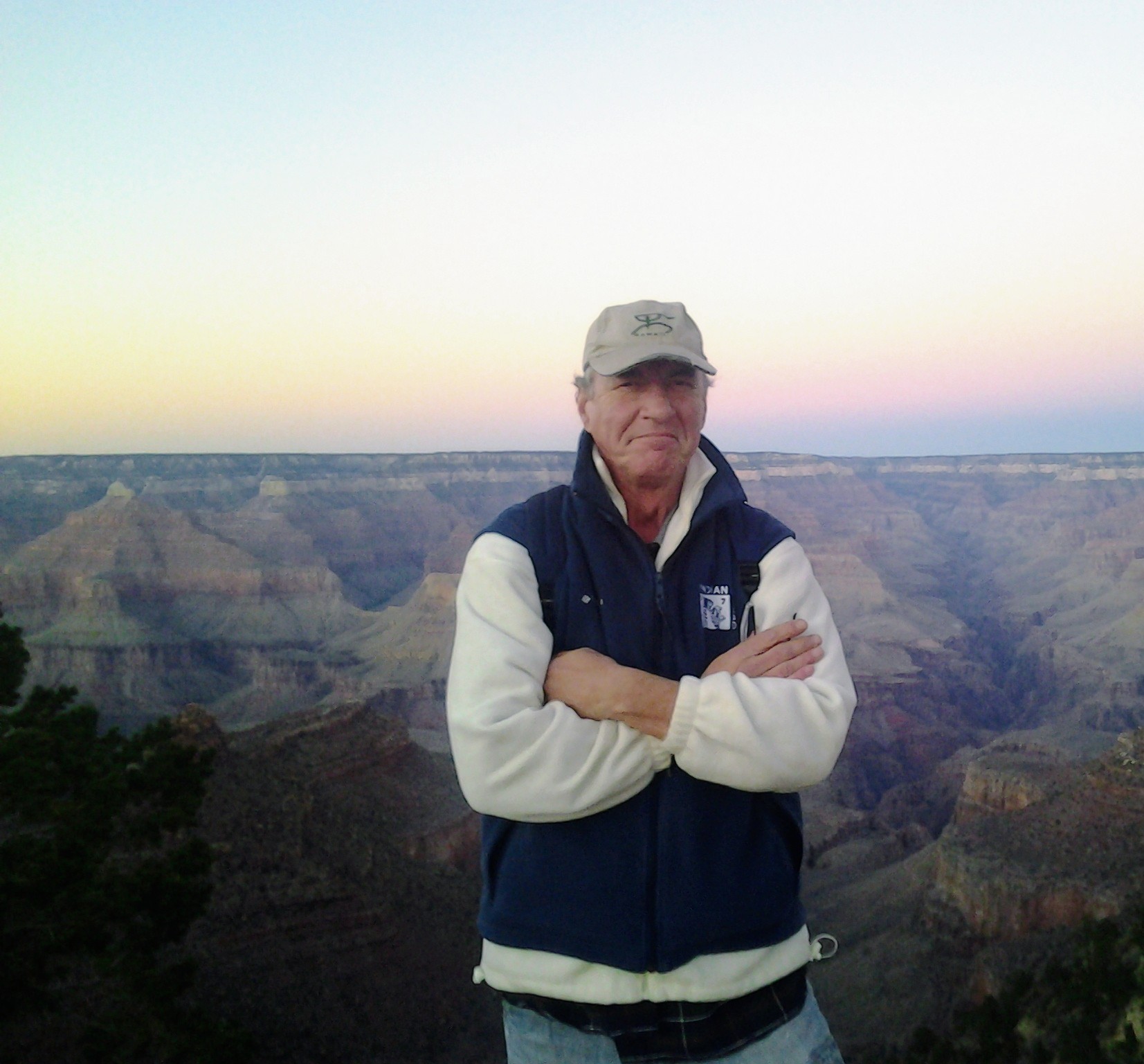 John Baker at the Grand Canyon